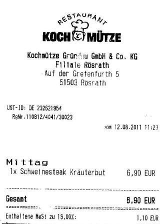 kuet Hffner Kochmtze Restaurant